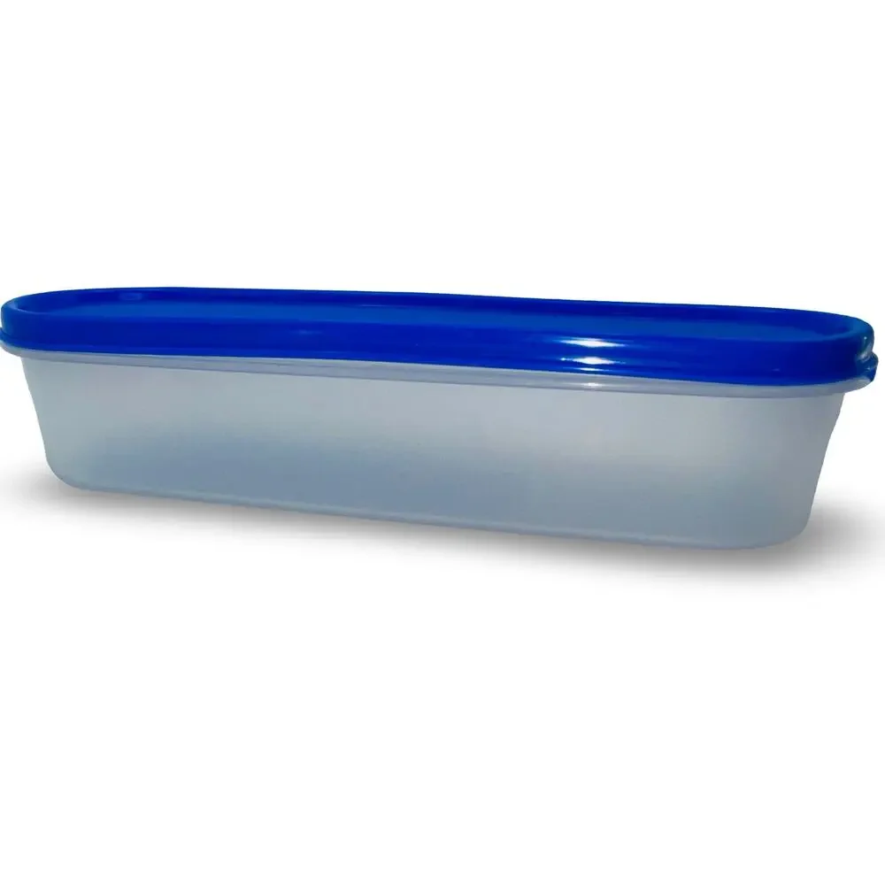 Tupperware Super Oval 1 Modular Mate Container Lid 2399A 2402A Royal Blue Pantry